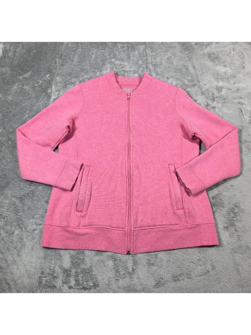 Vermont Country Store Sweatshirt Womens Small Pink Full Zip Jacket